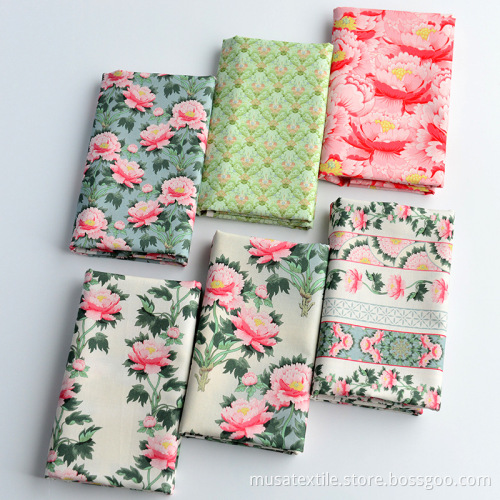 Custom Print Floral Liberty Cotton Lawn Fabric
